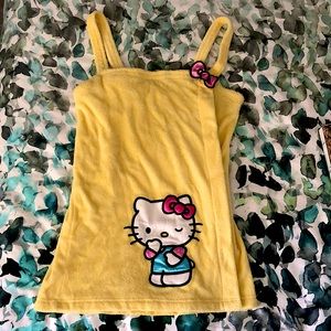 Hello Kitty Yellow Robe Dress